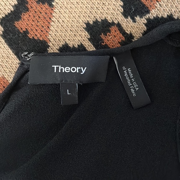 Theory Cold Shoulder Blouse size large - Picture 11 of 12